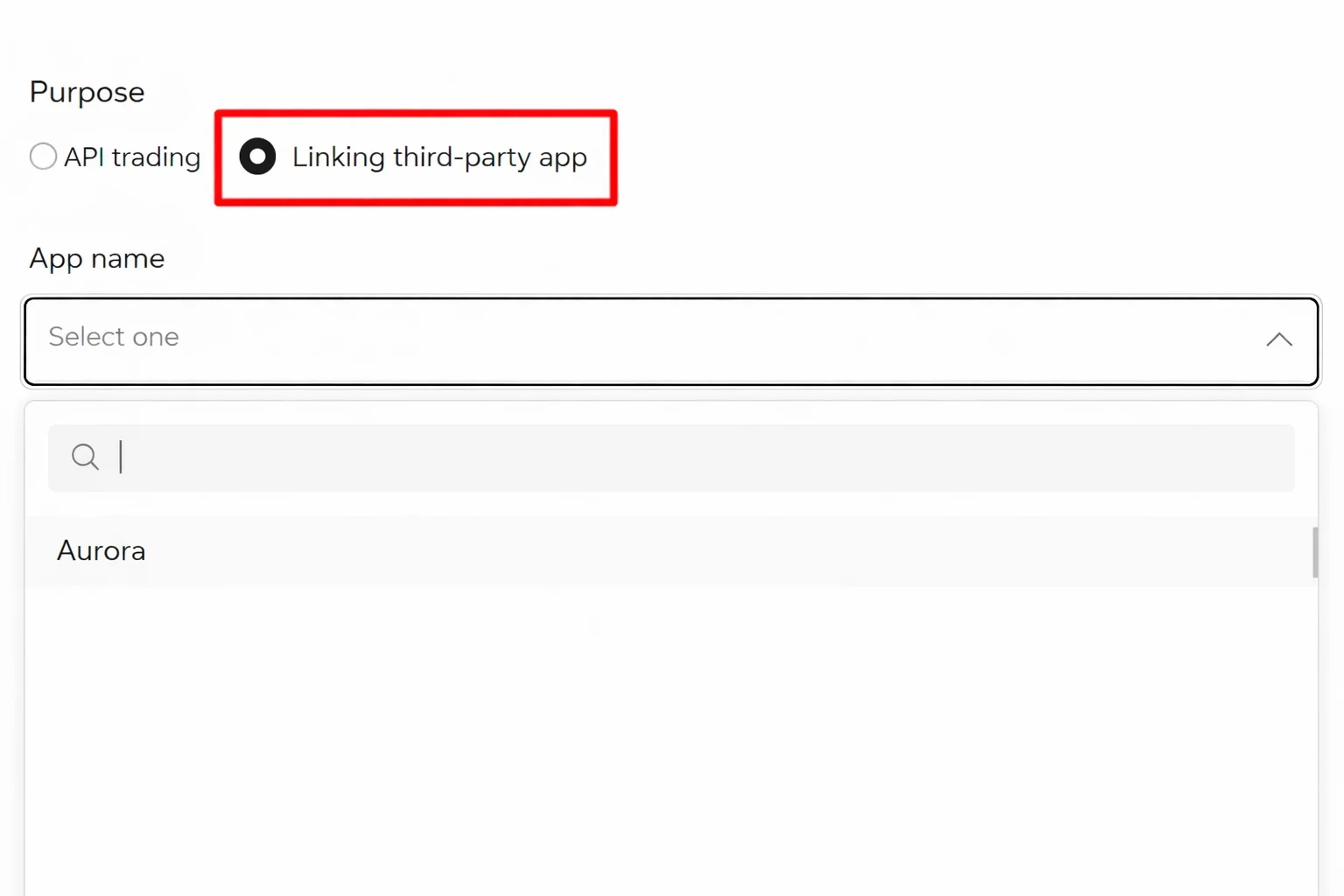 Step 3 - Third-party app mode